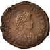Theodosius I, Follis, Constantinople, EF(40-45), Copper, RIC:88a