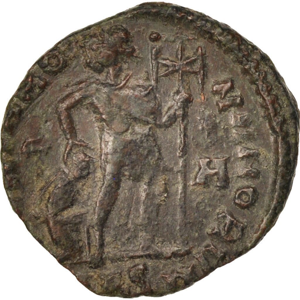 Moneta, Gratian, Nummus, Thessalonica, BB, Rame, RIC:16
