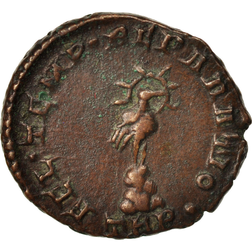 Coin, Constantius II, Nummus, Trier, AU(55-58), Copper, RIC:227