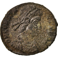 Coin, Constantius II, Nummus, 348-350, Siscia, EF(40-45), Copper, RIC:240e