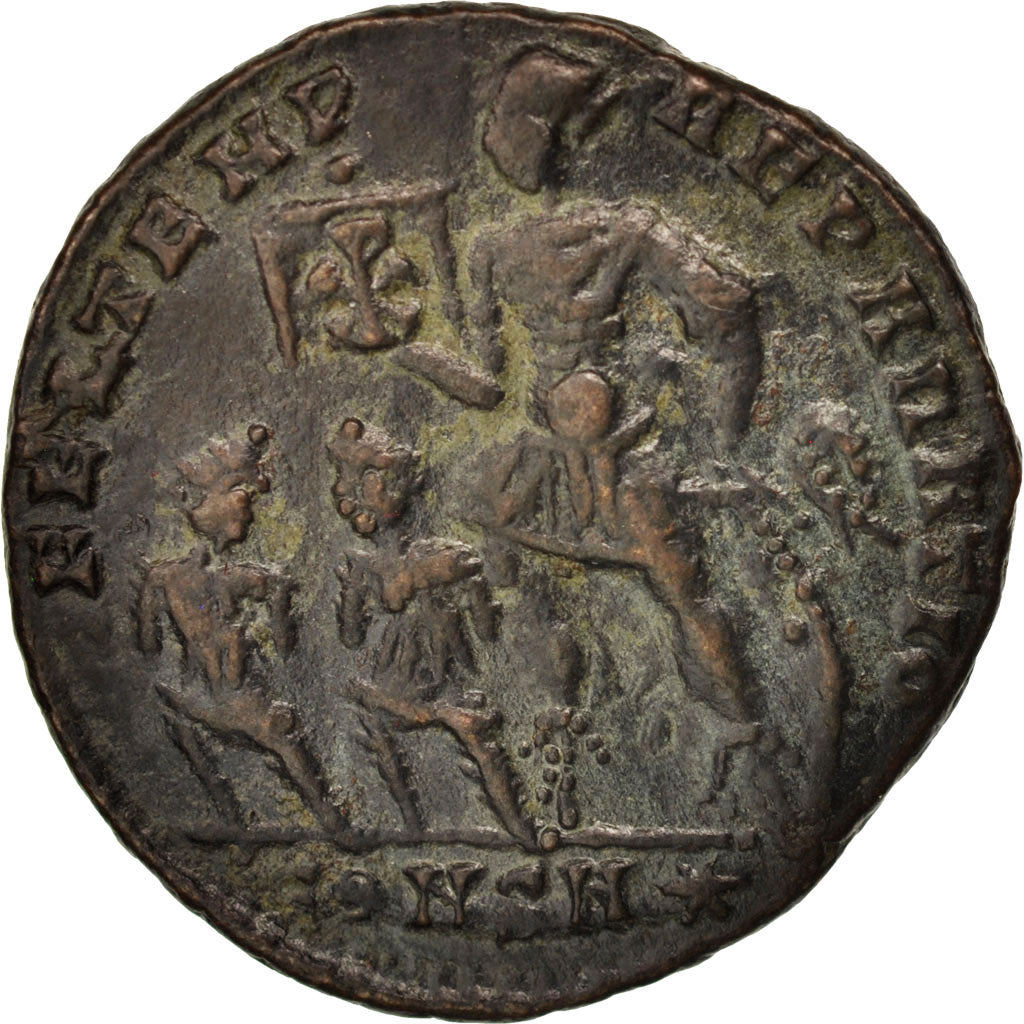 Constantius II, Nummus, Constantinople, BB+, Rame, RIC:87