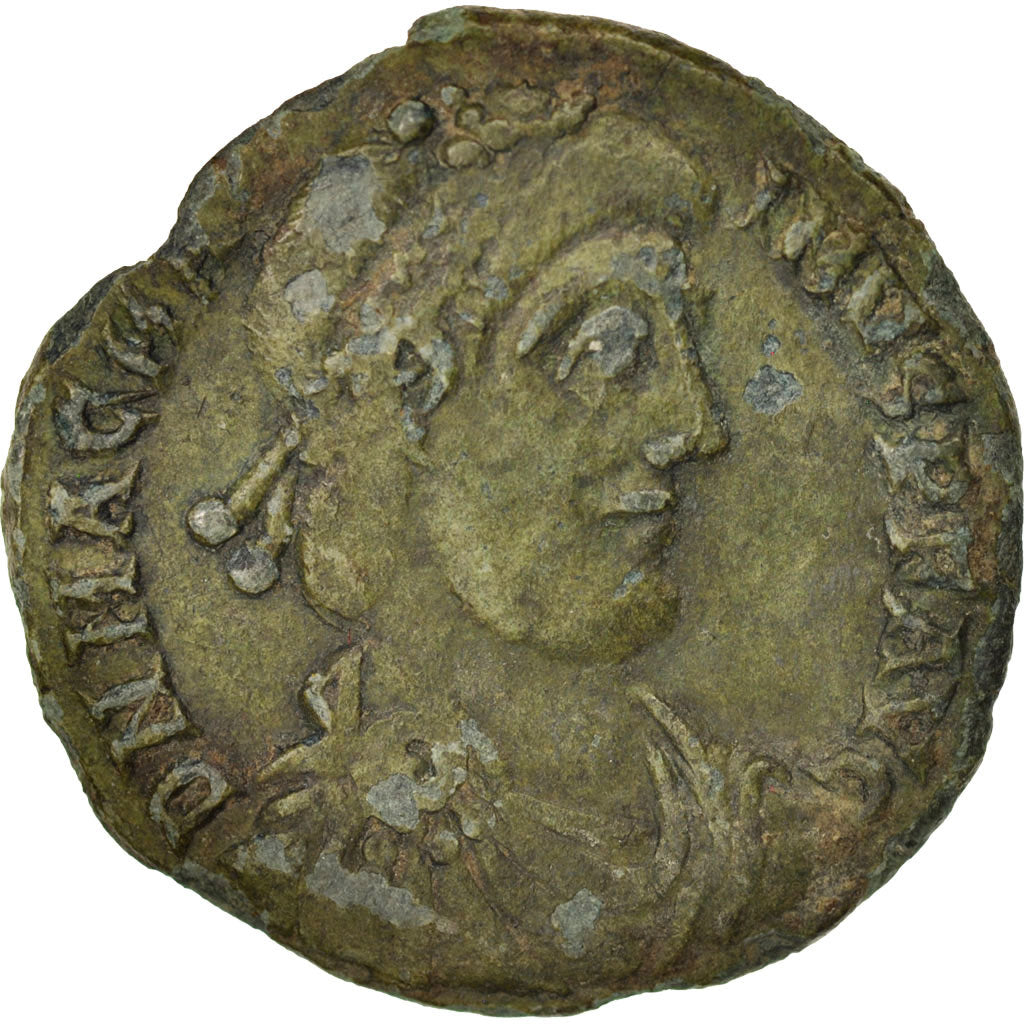 Magnus Maximus, Follis, 387-388, Trier, VF(20-25), Copper, RIC:85