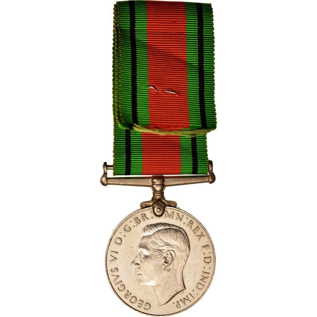 Regno Unito, Defence Medal, Medal, 1939-1945, Eccellente qualità, Nichel