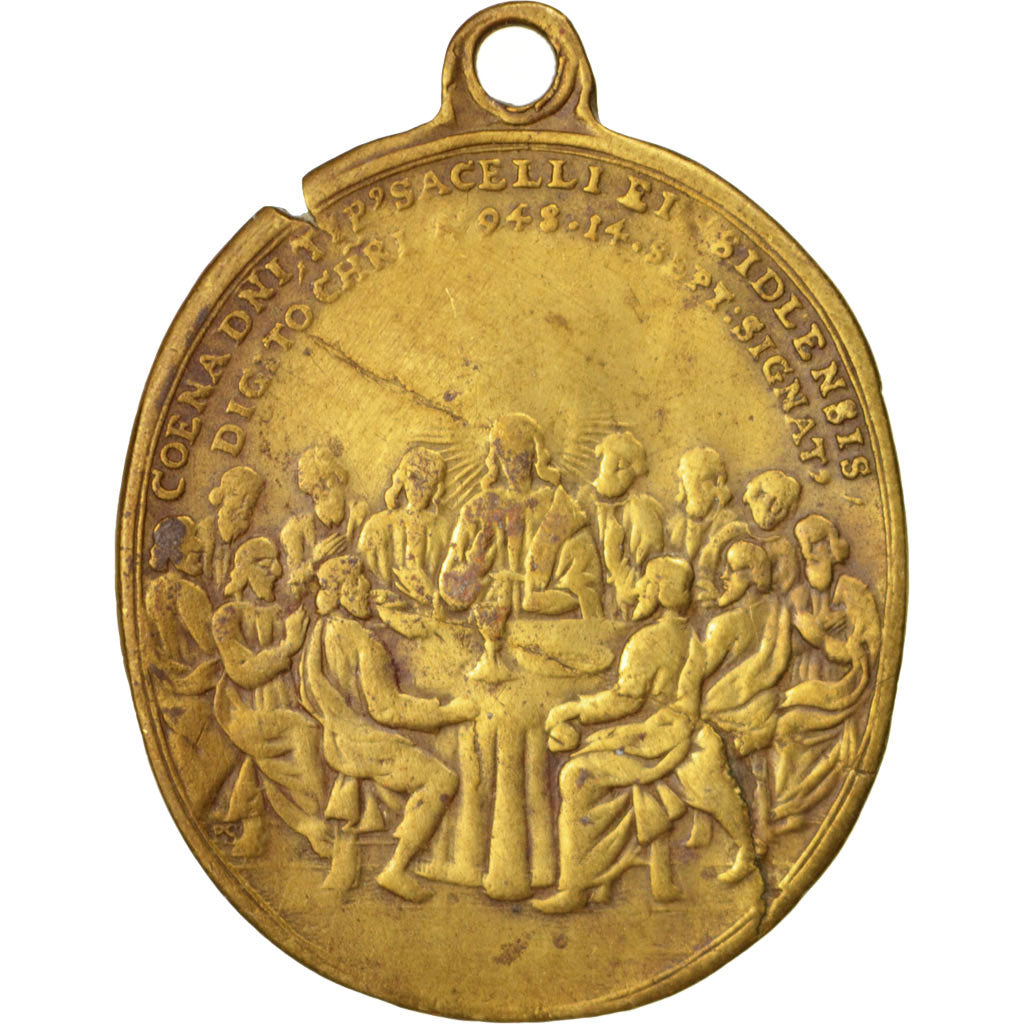 Italy, Medal, Last Supper, Religions & beliefs, XVIIIth Century, EF(40-45)
