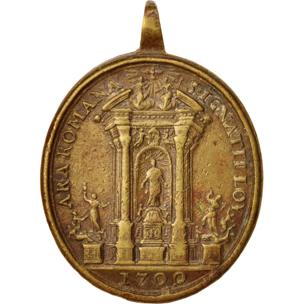 Italy, Medal, St-Ignace-de-Loyola, Religions & beliefs, 1700, AU(50-53)