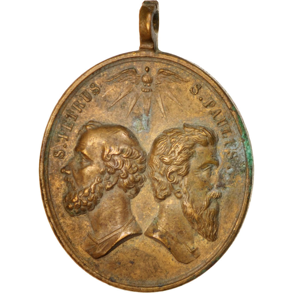 Vatican, Medal, Pius IX, St Peter and St Paulus, Religions & beliefs, AU(50-53)