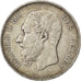 BELGIUM, 5 Francs, 5 Frank, 1868, Brussels, KM #24, VF(20-25), Silver, 24.81