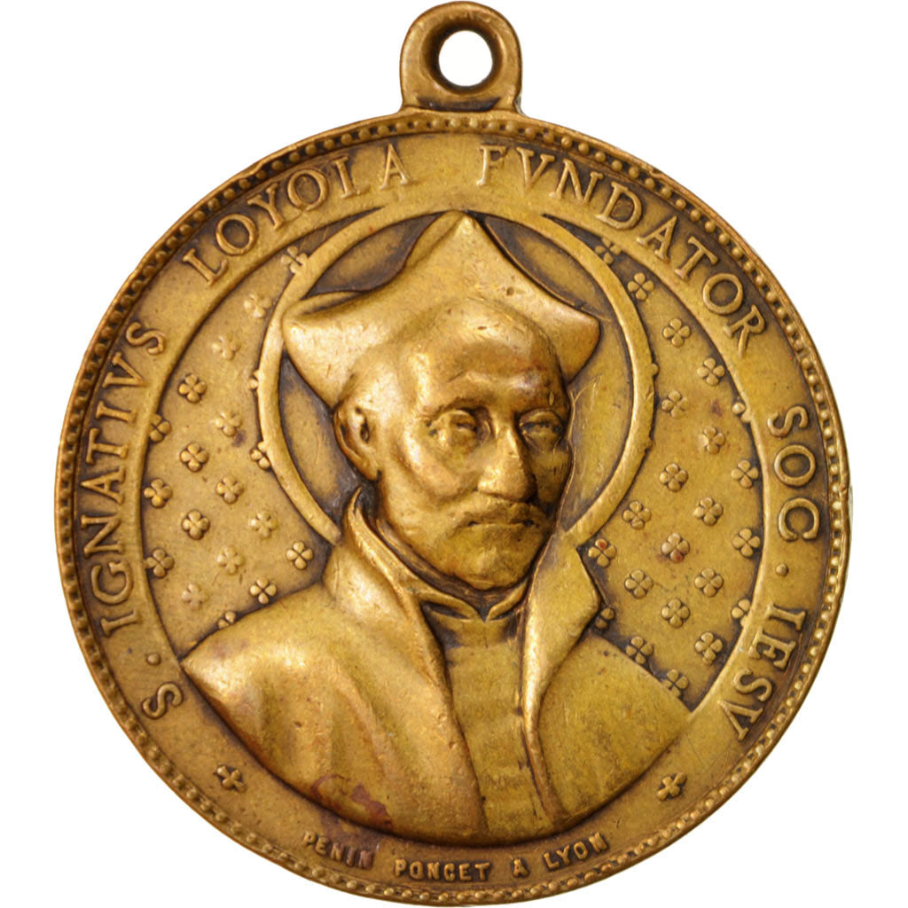 France, Medal, Ignace de Loyola and Berchmans, Religions & beliefs, AU(50-53)