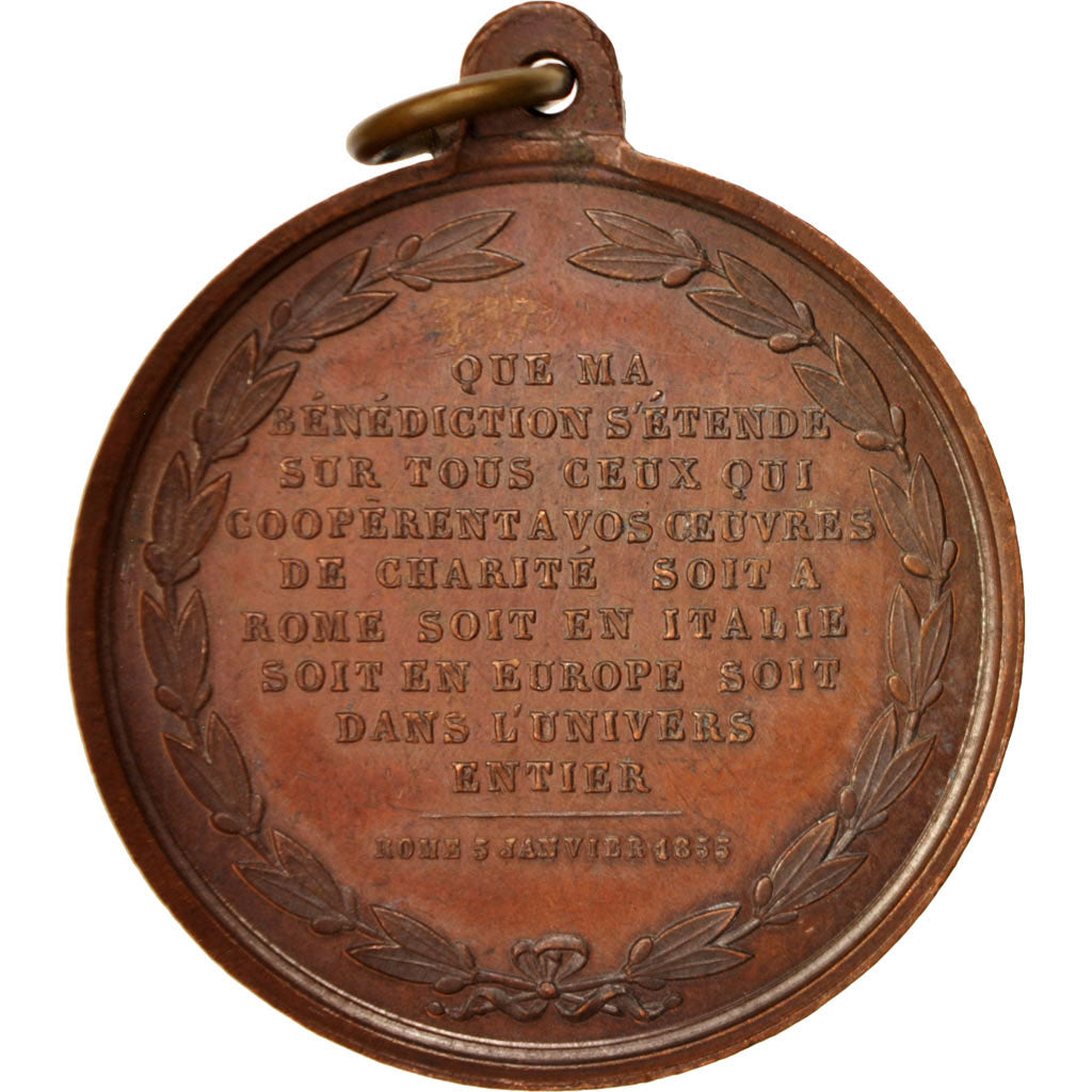 France, Medal, Pie IX, La Société de St Vincent de Paul, Religions & beliefs