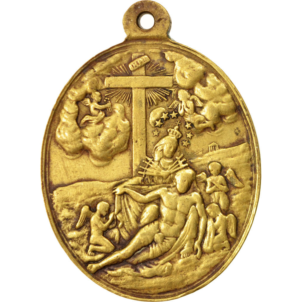 France, Medal, Jesus Christ, Religions & beliefs, XIXth Century, AU(50-53)