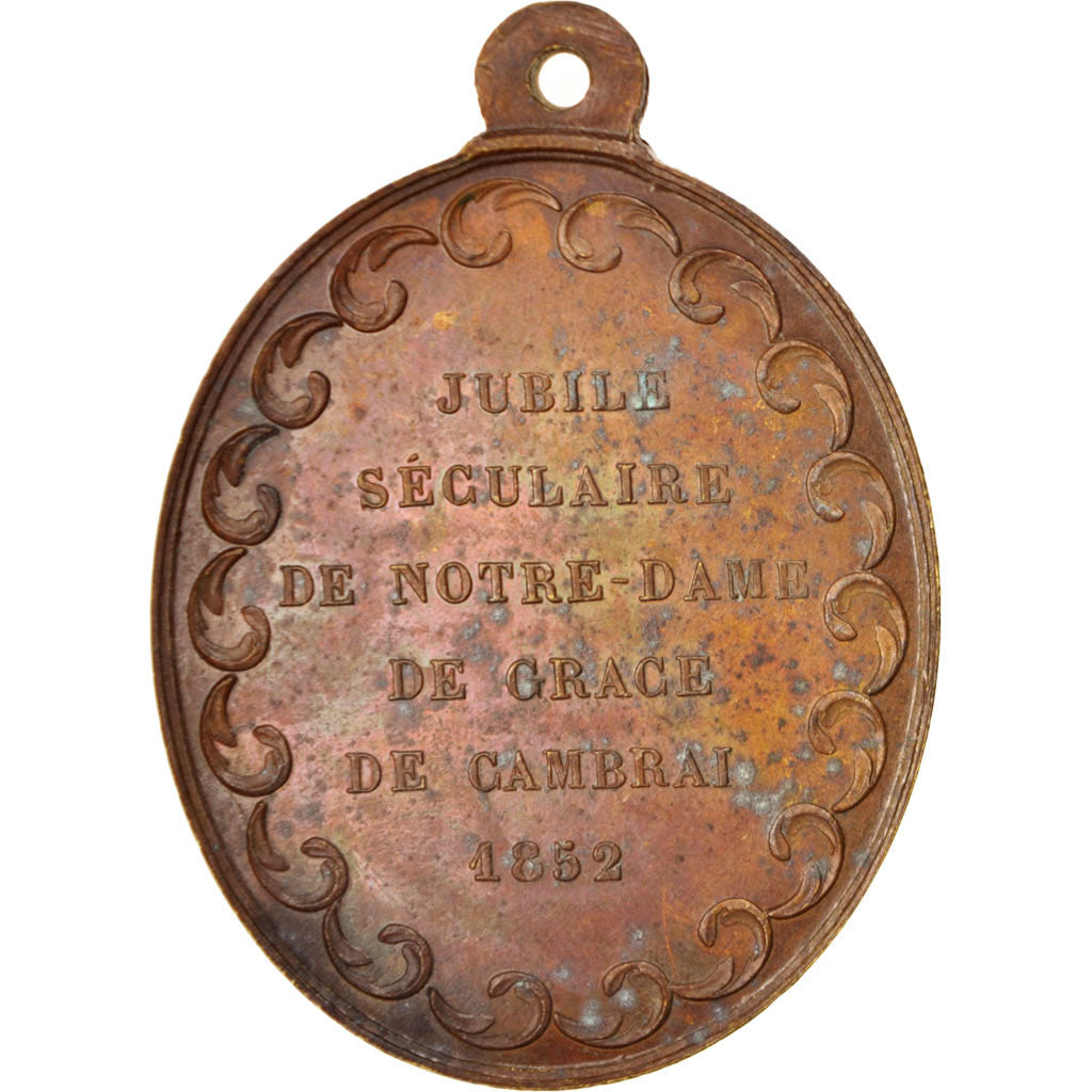 Frankreich, Medal, Notre Dame de Grâce, Religions & beliefs, 1852, SS+, Kupfer