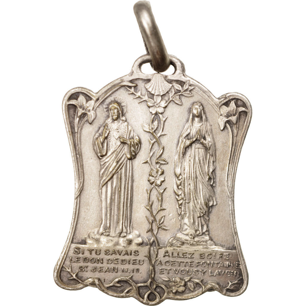 Francia, Medal, The Virgin, Religions & beliefs, XXth Century, BB+, Bronzo