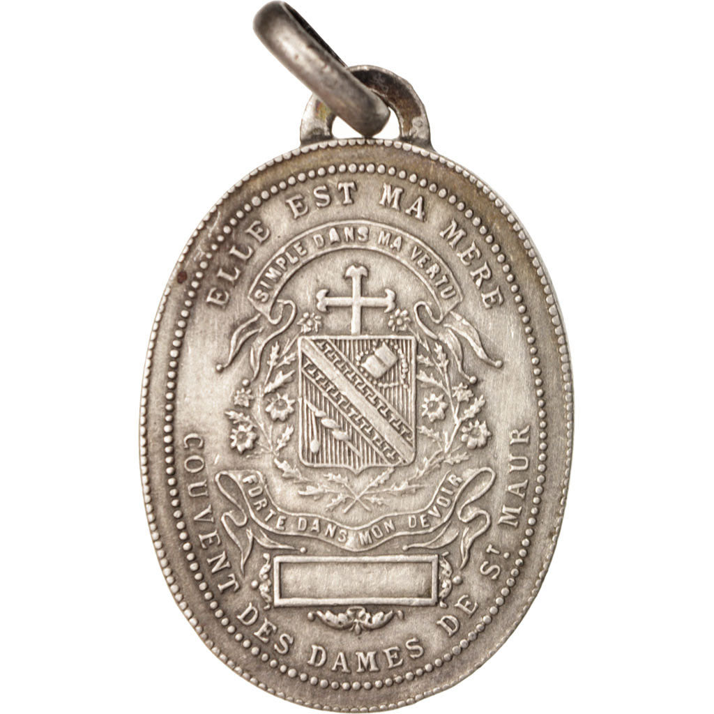 Francia, Medal, Couvent des Dames de St Maur, Religions & beliefs, SIGLO XIX