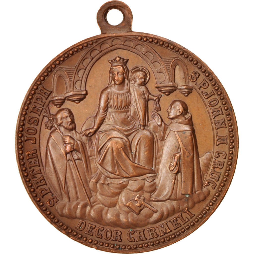 Great Britain, Medal, The Virgin, Religions & beliefs, XIXth Century, AU(55-58)