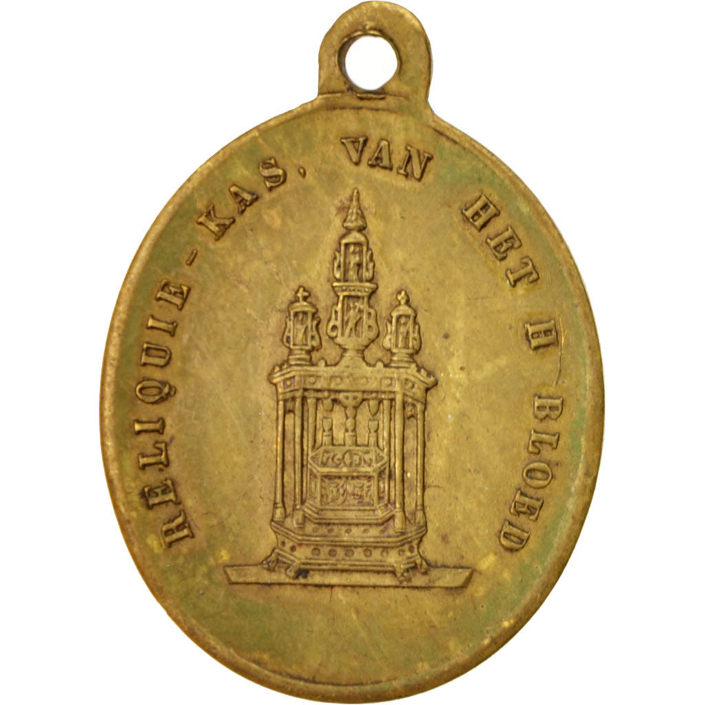 Belgio, Medal, Brugge, Religions & beliefs, BB+, Ottone