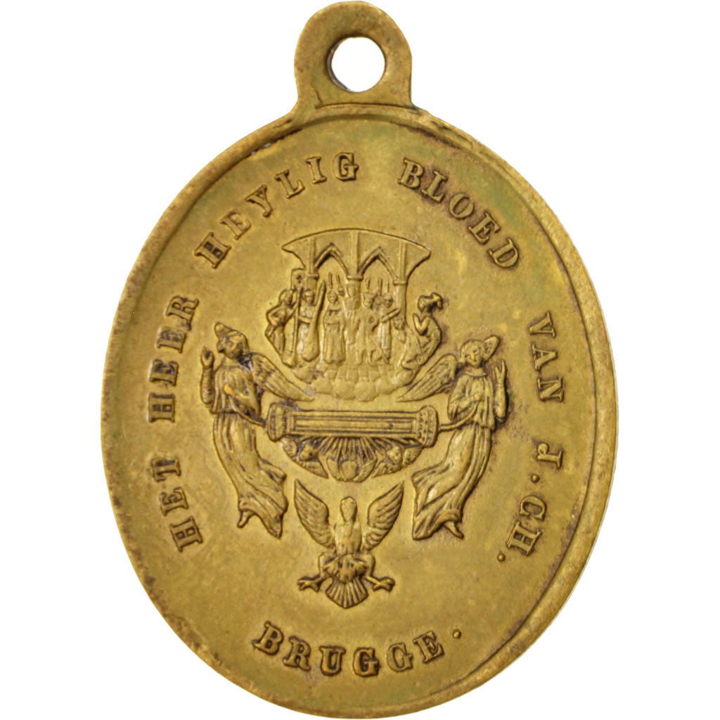 Belgio, Medal, Brugge, Religions & beliefs, BB+, Ottone