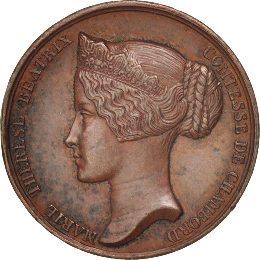 France, Medal, Marie Thérèse Béatrix, Comtesse de Chambord, History, SUP