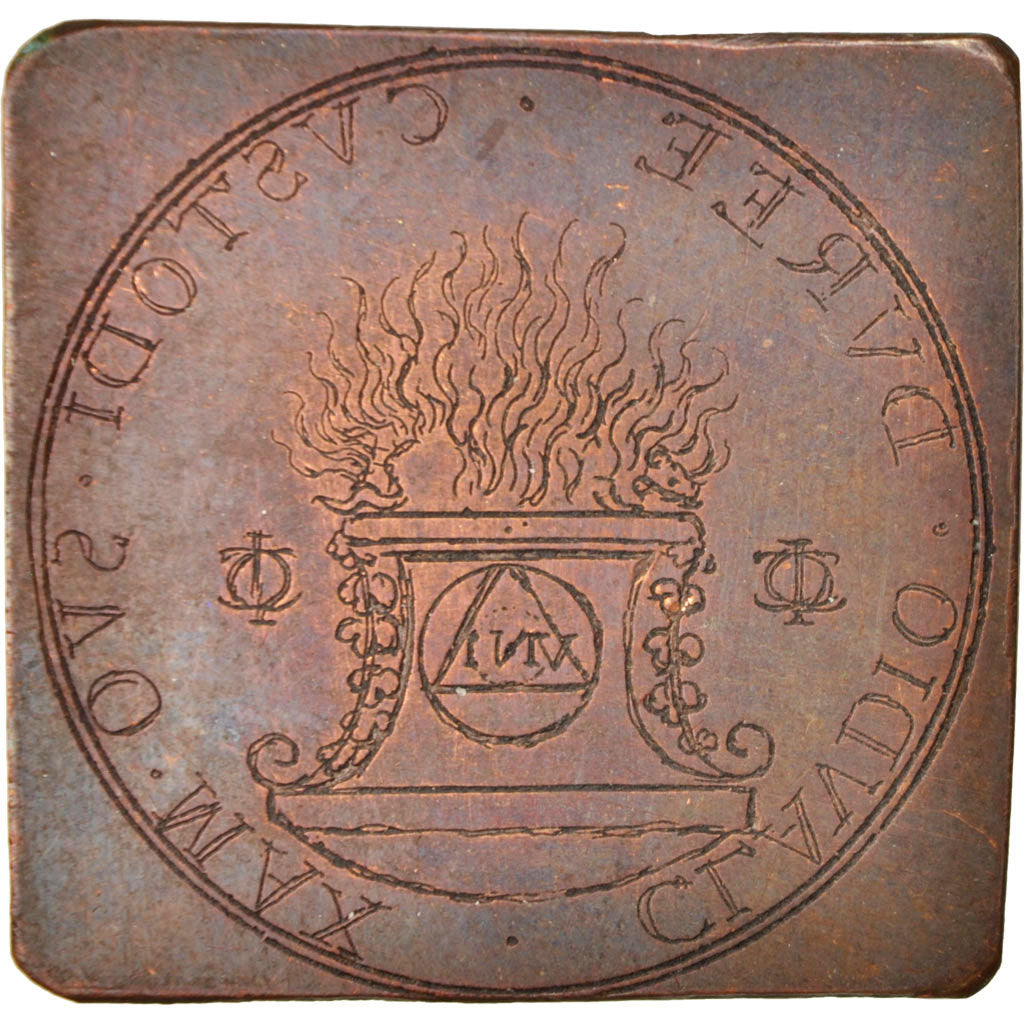 France, Medal, Ex Libris, Claude Durée, History, XVIIIth Century, AU(55-58)