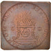 France, Medal, Ex Libris, Claude Durée, History, XVIIIth Century, AU(55-58)
