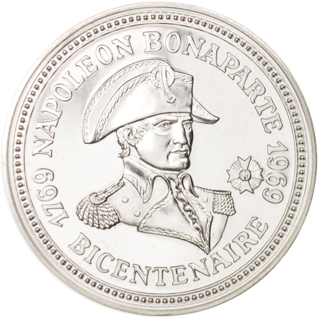 France, Medal, Napoléon Bonaparte, Bicentenaire, History, 1969, MS(63), Silver