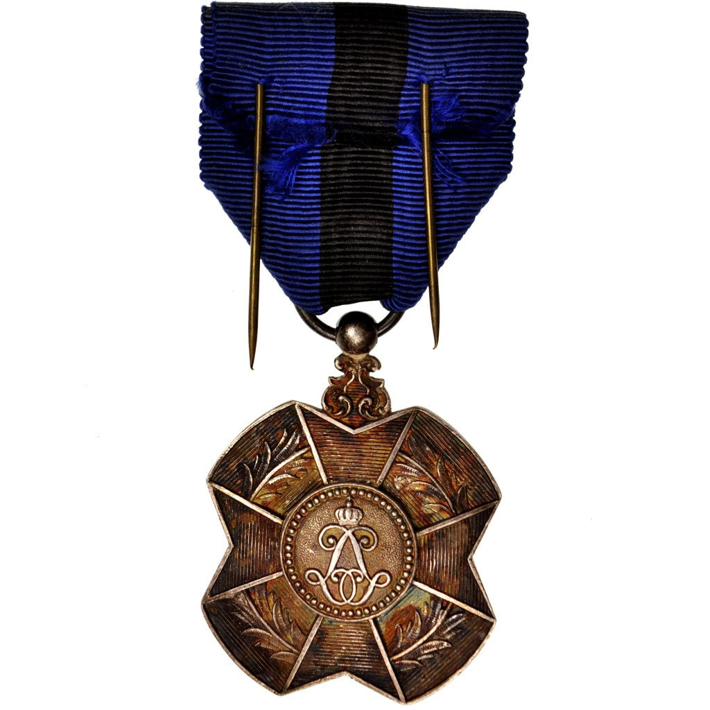 Belgium, Order of Leopold II, Medal, Good Quality, Silver