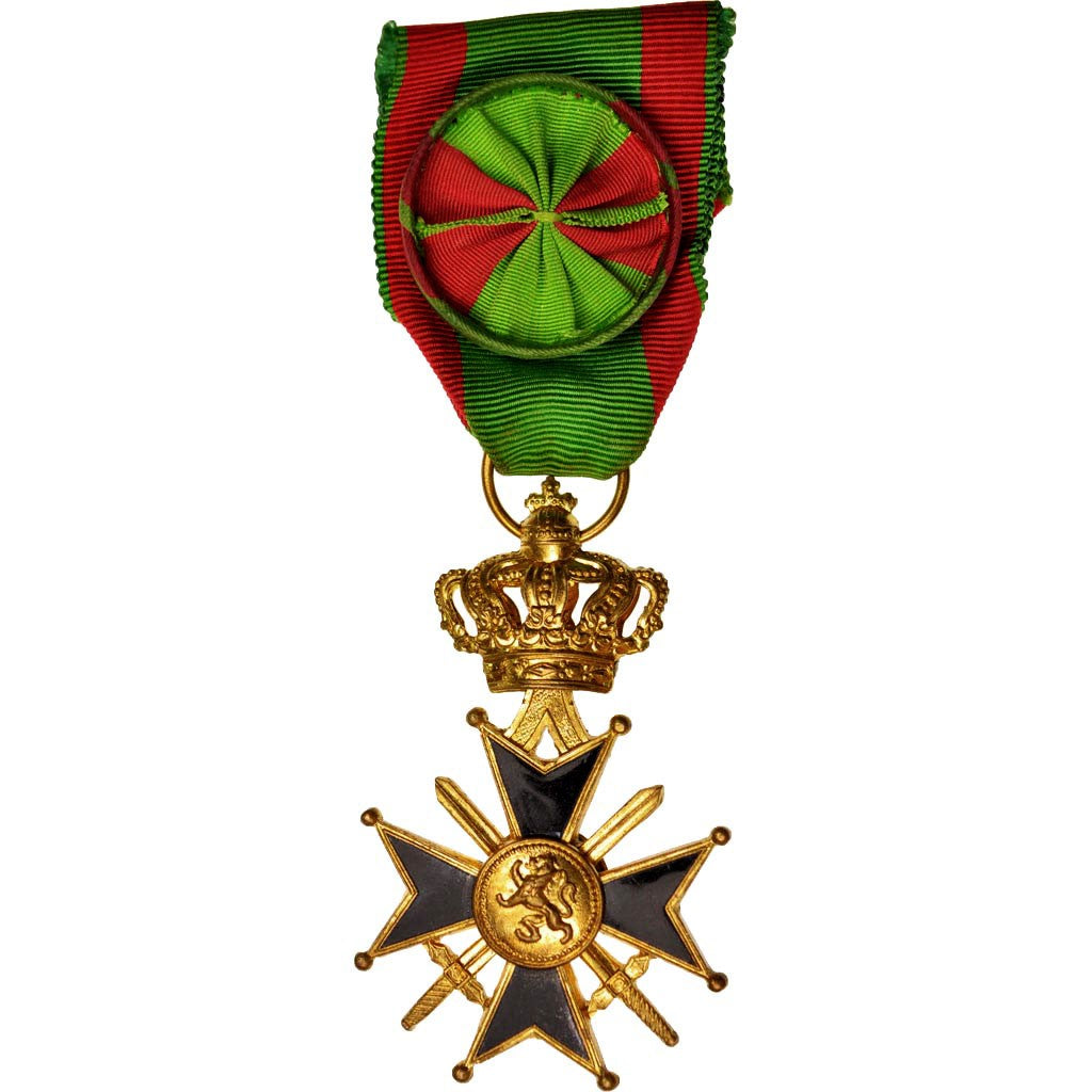 Belgium, Military Cross, Medal, Excellent Quality, Bronze