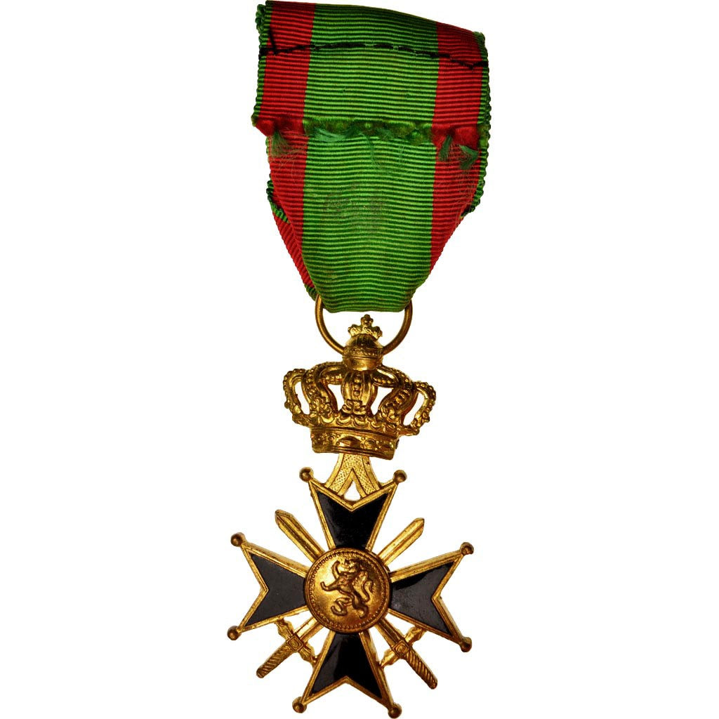 Belgium, Military Cross, Medal, Excellent Quality, Bronze