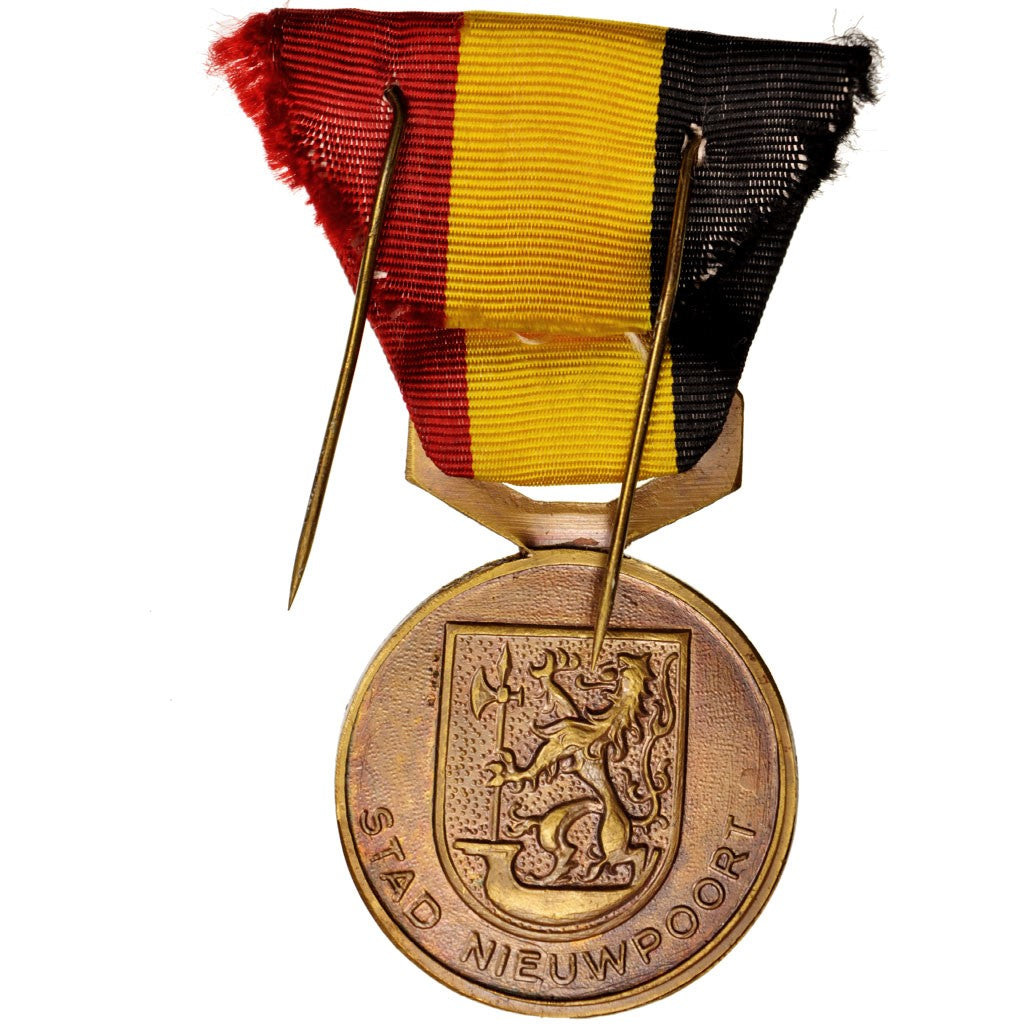 Belgique, Stadt Nieuwpoort, Medal, 1914-1918, Très bon état, Bronze
