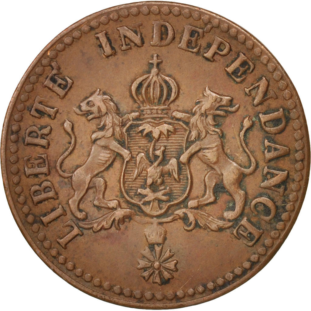 Haiti, Centime, 1850, SS+, Copper, KM:34