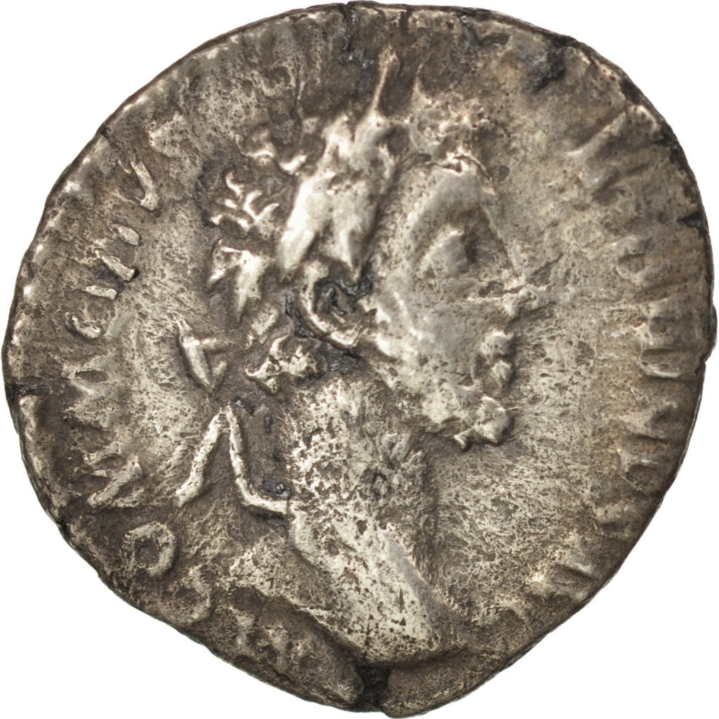 Commodus, Denarius, 181-182, Roma, F(12-15), Silver, RIC:33