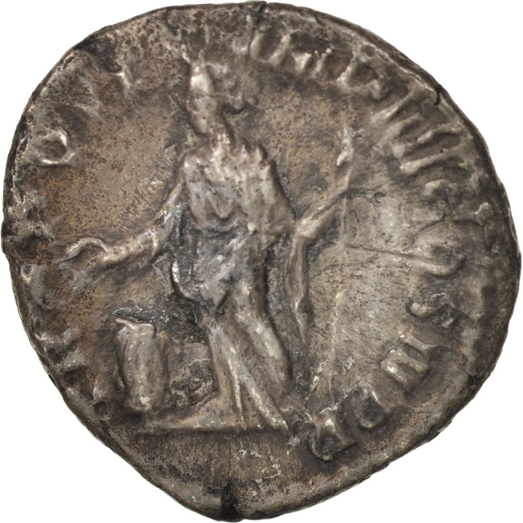 Commodus, Denarius, 181-182, Roma, F(12-15), Silver, RIC:33