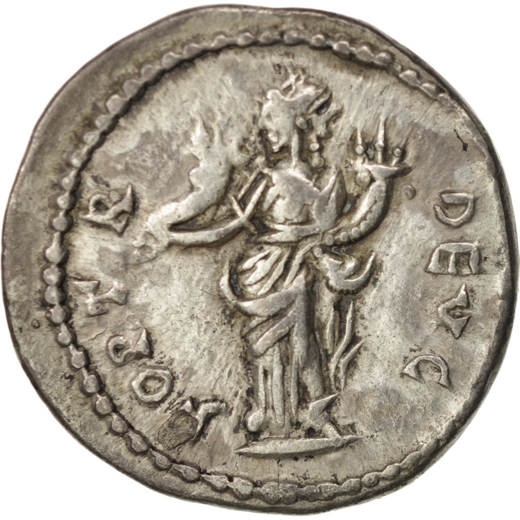 Septimius Severus, Denarius, 196, Roma, MB, Argento