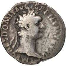 Domitian, Denarius, Roma, VF(20-25), Silver, RIC:790