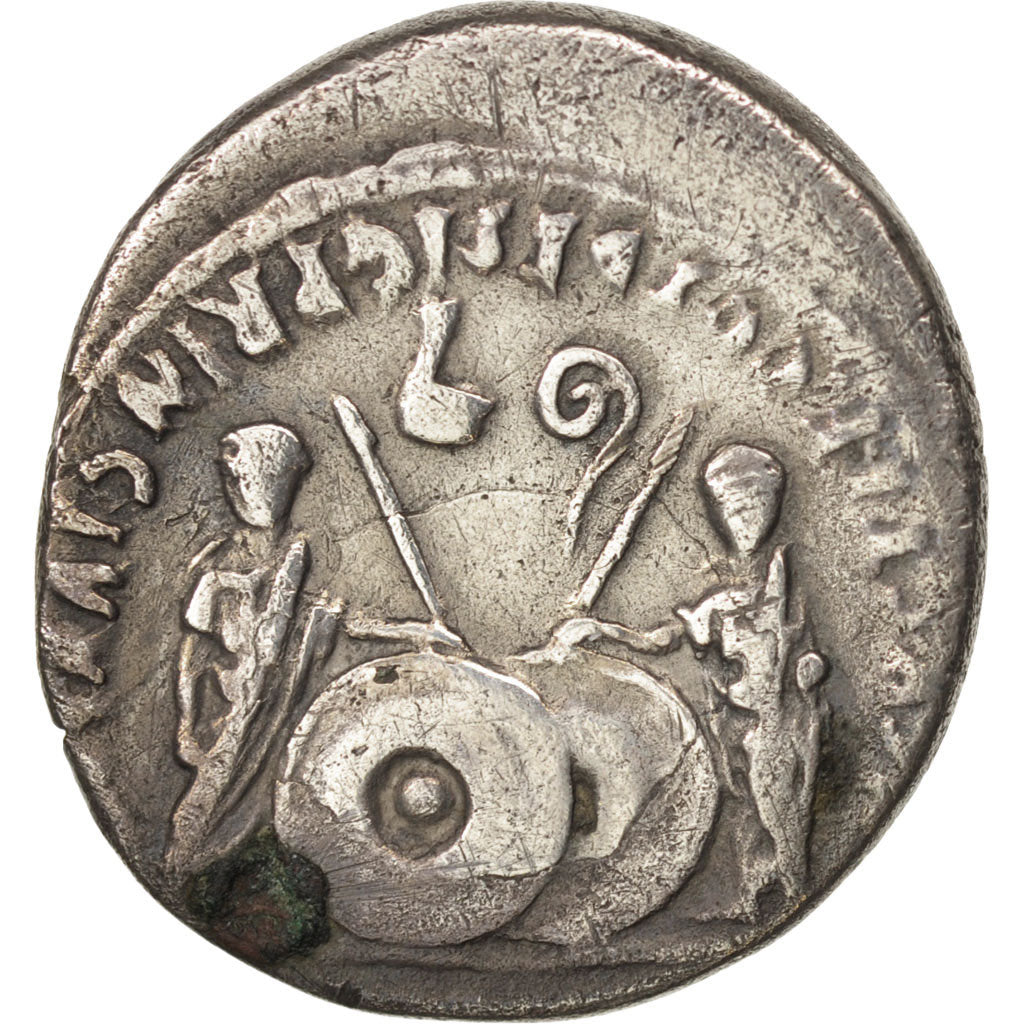 Augustus, Denarius, Lyons, VF(20-25), Silver, RIC:207