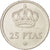 Coin, Spain, Juan Carlos I, 25 Pesetas, 1975, AU(50-53), Copper-nickel, KM:808