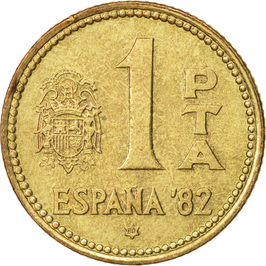 Münze, Spanien, Juan Carlos I, Peseta, 1980, SS+, Aluminum-Bronze, KM:816