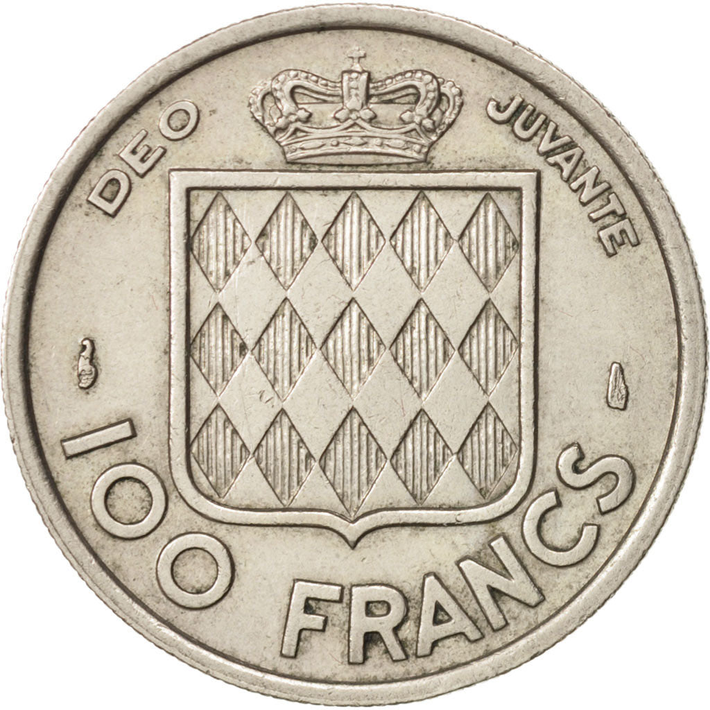 Moneta, Monaco, Rainier III, 100 Francs, Cent, 1956, BB+, Rame-nichel, KM:134