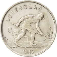 Coin, Luxembourg, Charlotte, Franc, 1952, AU(50-53), Copper-nickel, KM:46.2