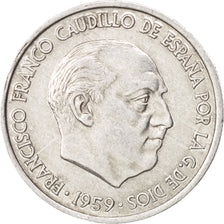 Monnaie, Espagne, Francisco Franco, caudillo, 10 Centimos, 1959, SUP, Aluminium