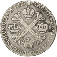 Moneda, PAÍSES BAJOS AUSTRIACOS, Maria Theresa, 1/2 Kronenthaler, 1764