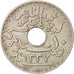 Tunisia, Muhammad al-Nasir Bey, 10 Centimes, 1918, Paris, EF(40-45)