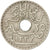 Moneda, Túnez, Muhammad al-Nasir Bey, 25 Centimes, 1919, Paris, MBC+, Níquel -