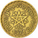 Morocco, Mohammed V, 20 Francs, 1952, Paris, EF(40-45), Aluminum-Bronze, KM:50