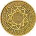Marokko, Mohammed V, 50 Francs, 1952, Paris, SS+, Aluminum-Bronze, KM:51