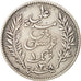 Coin, Tunisia, Ali Bey, Franc, 1891, Paris, VF(30-35), Silver, KM:224