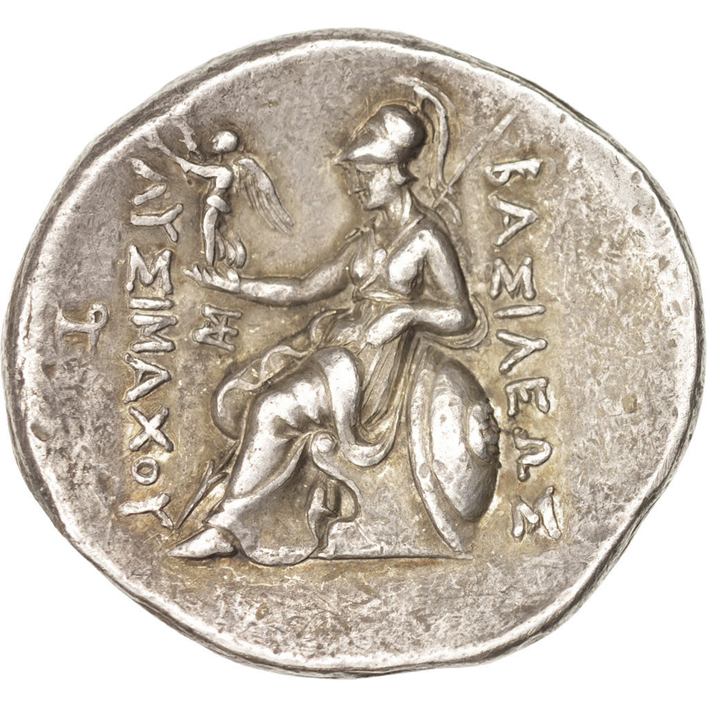 Thrace, Lysimachos, Tetradrachm, 305-281, Pella, AU(50-53), Silver
