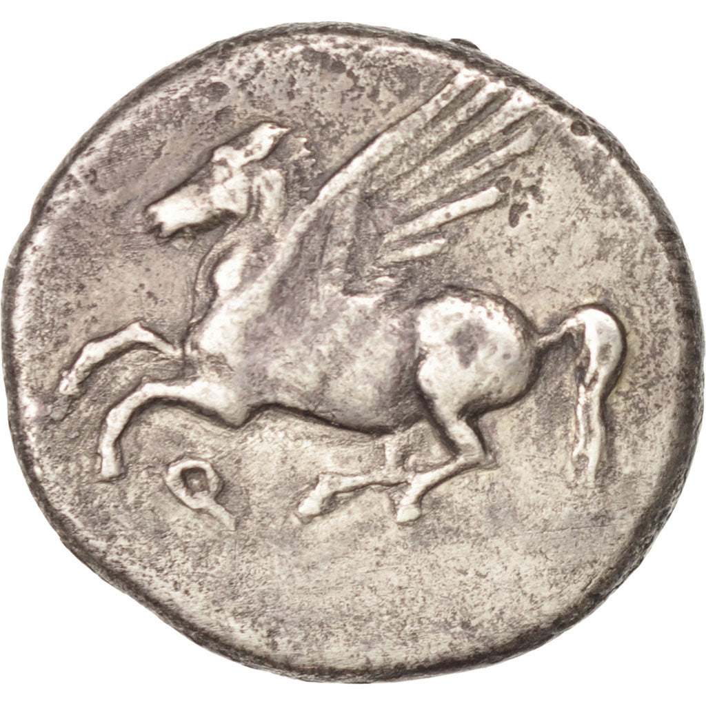 Moneta, Corinthia, Stater, Corinth, BB, Argento