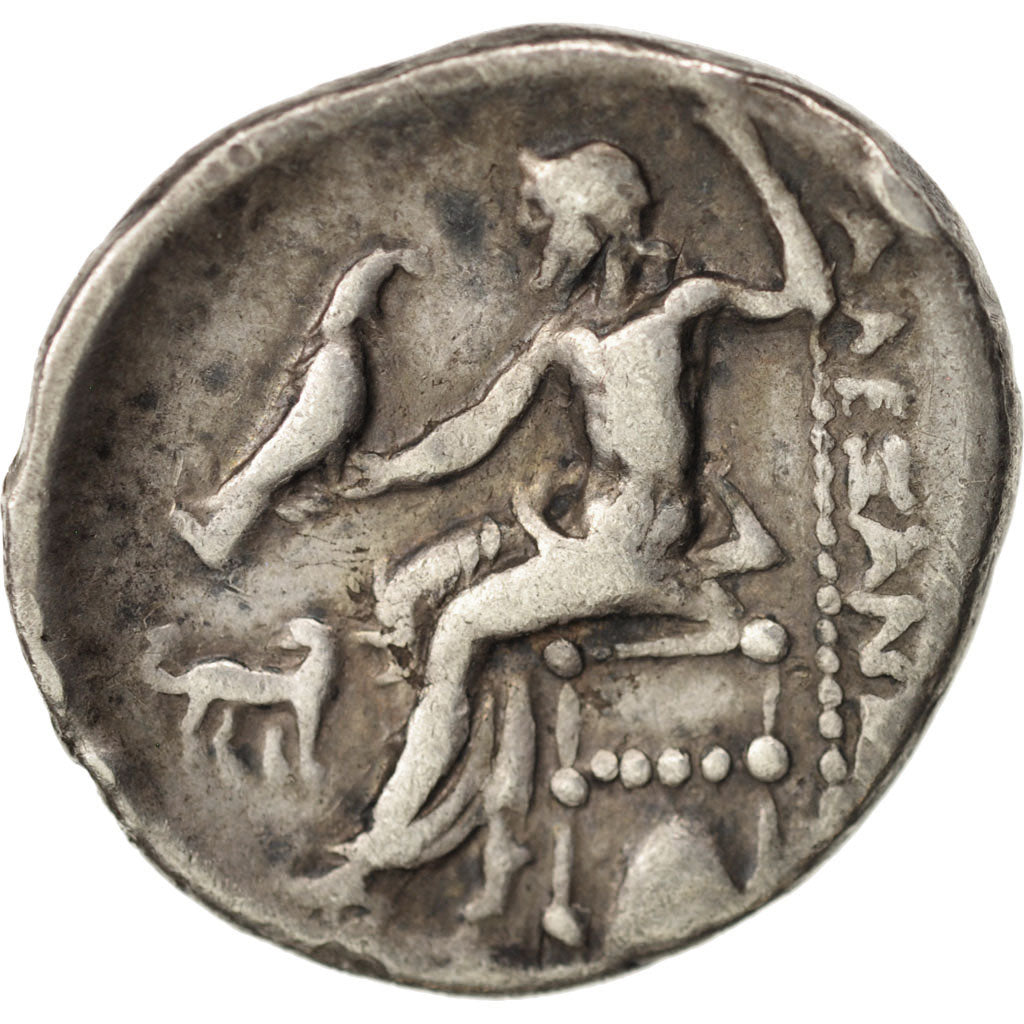 Münze, Alexander III, Drachm, Abydos, S+, Silber