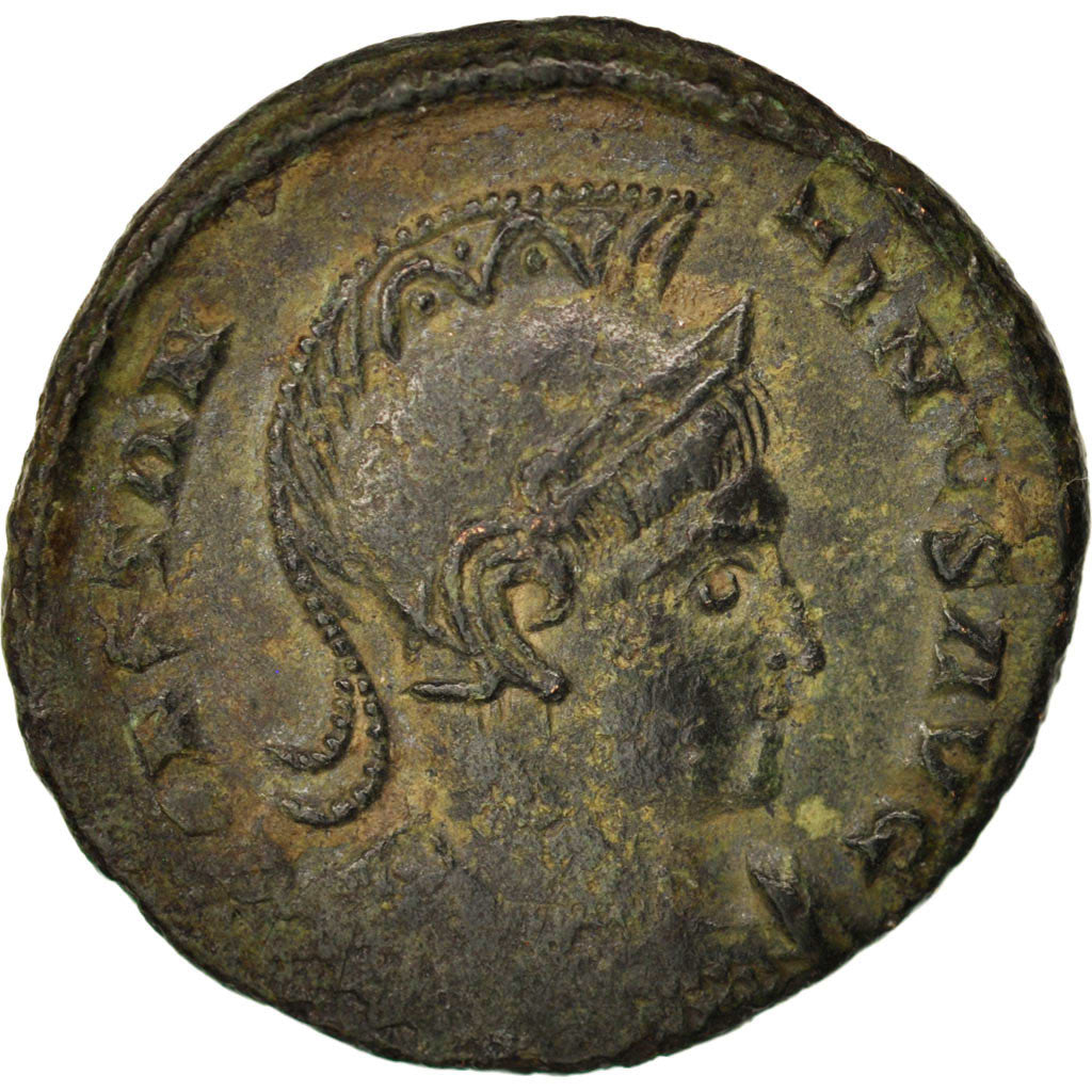 Constantine I, Nummus, 320-321, London, VF(30-35), Copper, RIC:191