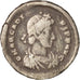 Moneta, Arcadius, Siliqua, 392-395, Constantinople, MB+, Argento, RIC:IX 77e